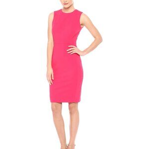 Calvin Klein Sleeveless Crepe Sheath Dress